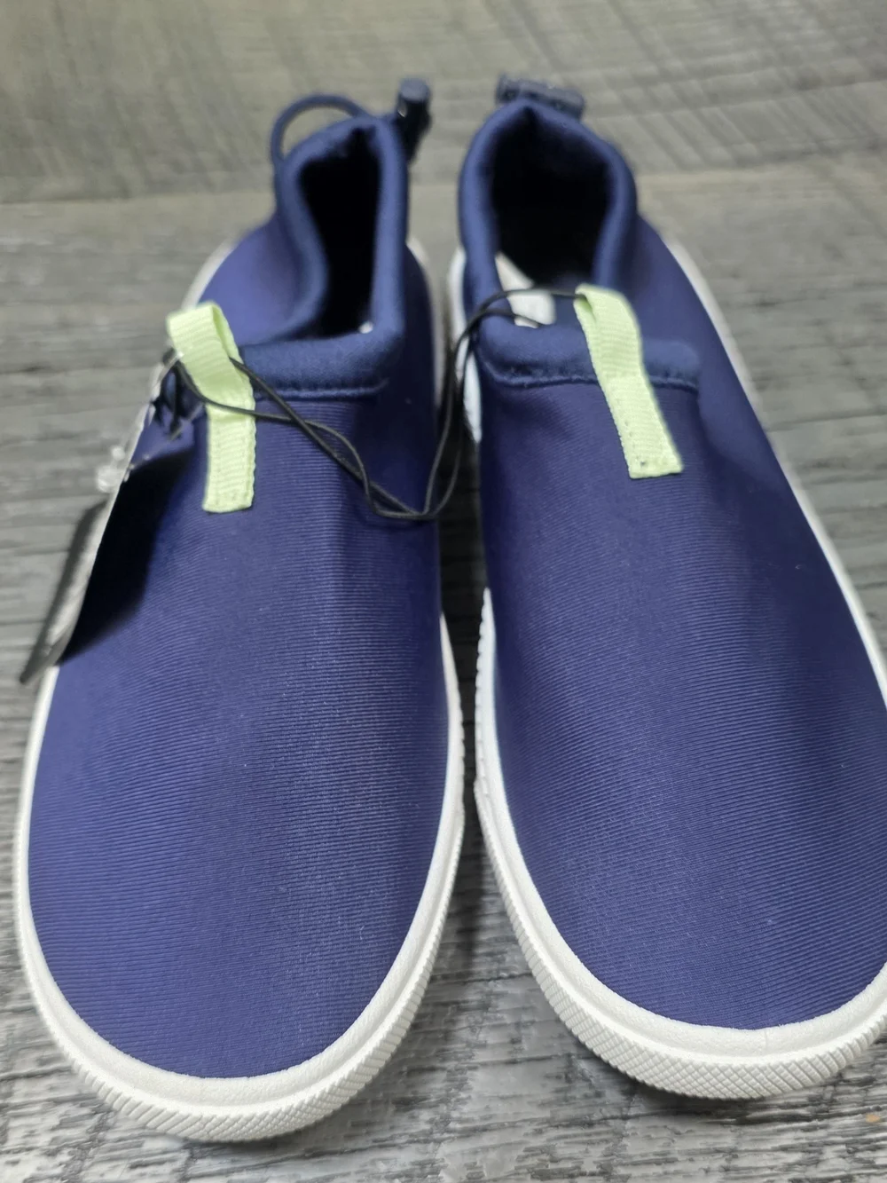 NWT Lands' End Youth Boys Navy Slip-On Water Sneakers (Sz:3M)